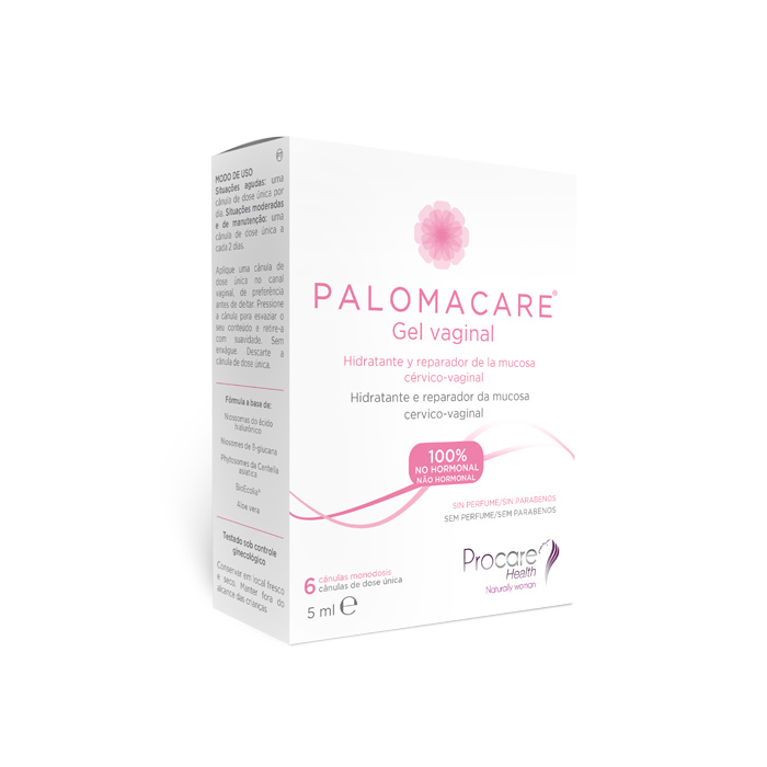 Palomacare Gel Vaginal 6 Cánulas 5ml