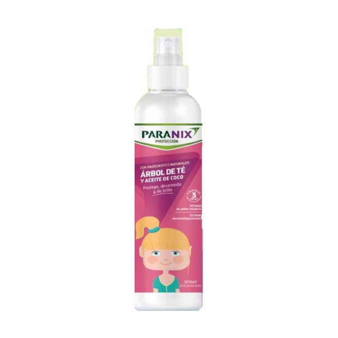Paranix Protección Spray Arbol Del Te y Aceite de Coco Niñas 250ml