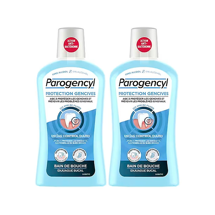 Parogencyl Colutorio Encías Control Diario Duplo 500ml + 500ml