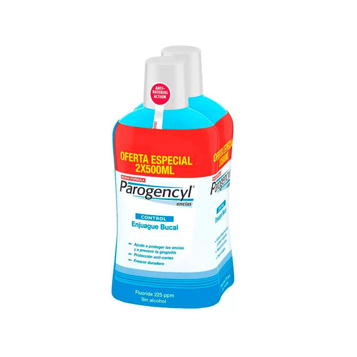 Parogencyl Control Colutorio Duplo 500ml + 500ml