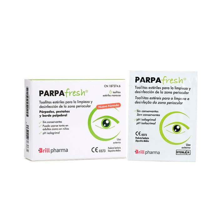 Parpafresh Toallitas Para Limpieza y Desinfección Zona Periocular 6uds