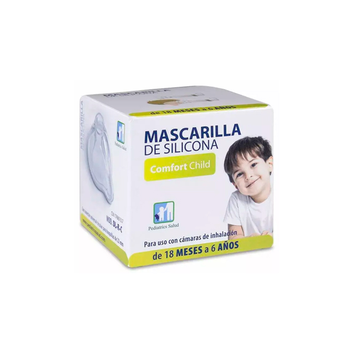 Pediatrics Salud Comfort Child Mascarilla de Silicona 18 Meses a 6 Años