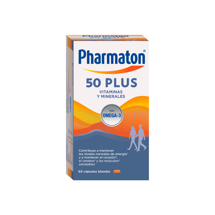 Pharmaton 50 Plus 60 Cápsulas