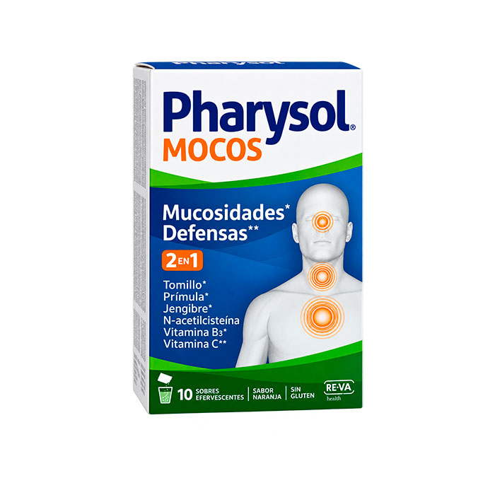 Pharysol Mocos 10 Sobres Efervescentes