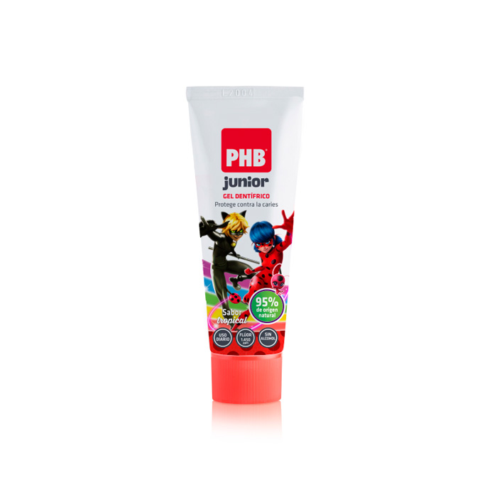 Phb Junior Gel Dentífrico Sabor Tropical 75ml