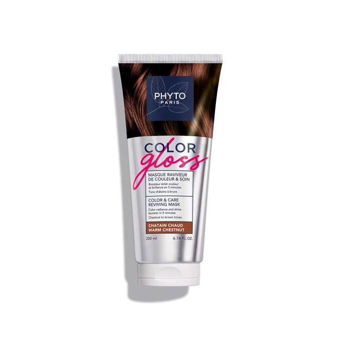 Phyto Color Gloss Mascarilla Reavivadora de Color y Tratamiento Castaño Cálido 200ml