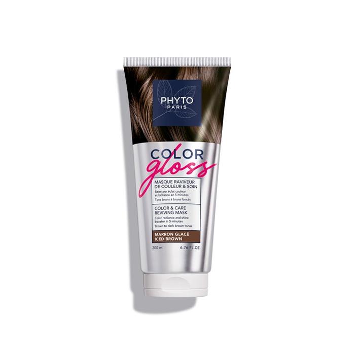 Phyto Color Gloss Mascarilla Reavivadora de Color y Tratamiento Marrón Glacé 200ml