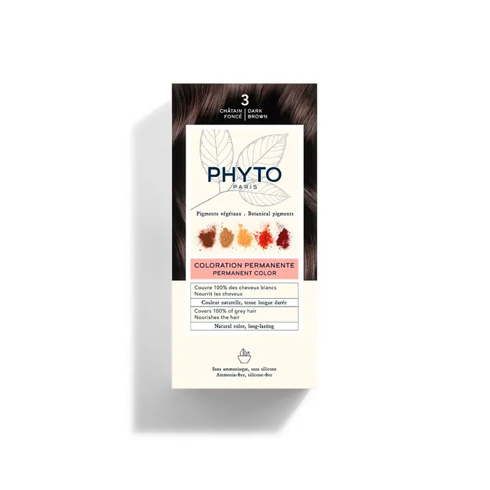 Phytocolor Kit de Coloración 3 Castaño Oscuro