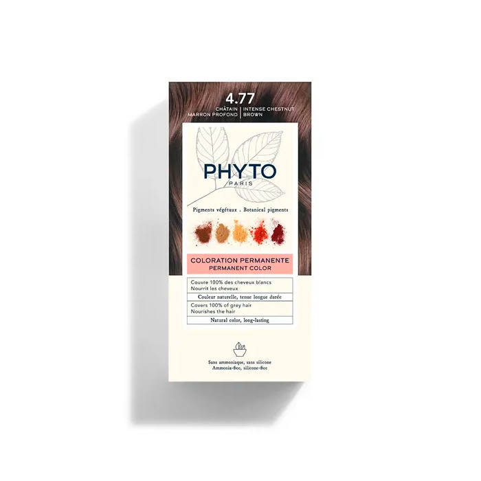 Phytocolor Kit de Coloración 4.77 Castaño Marrón Intenso
