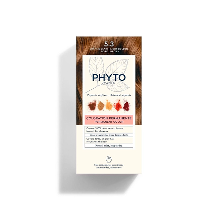 Phytocolor Kit de Coloración 5.3 Castaño Claro Dorado