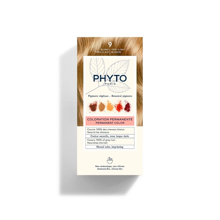 Phytocolor Kit de Coloración 9 Rubio Muy Claro