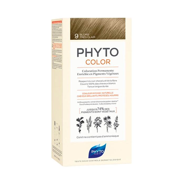 Phytocolor Kit de Coloración 9 Rubio Muy Claro