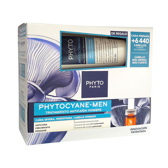 Phytocyane Men Pack Tratamiento Anticaída Hombre + Champú Anticaída 100ml