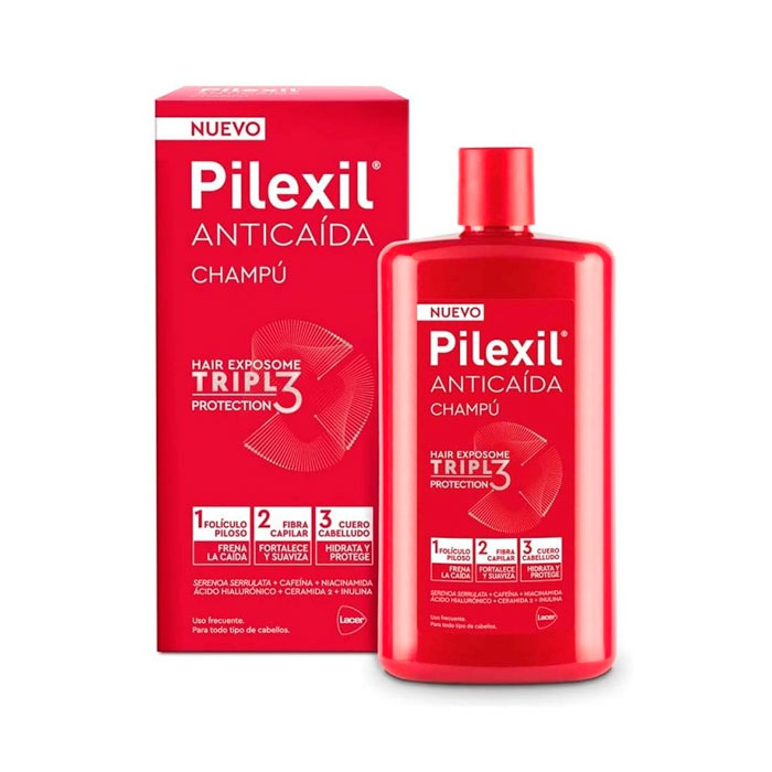 Pilexil Champú Anticaída Tripl3 Protection 450ml
