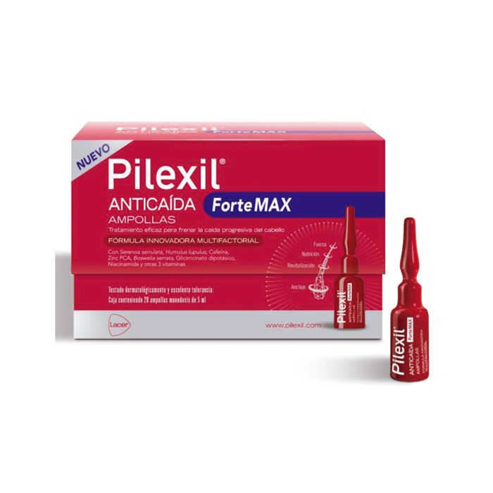 Pilexil Forte Max 20 Ampollas Anticaída