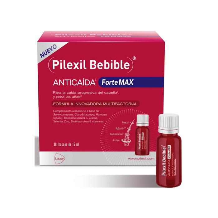 Pilexil Forte Max Bebible 30 Frascos
