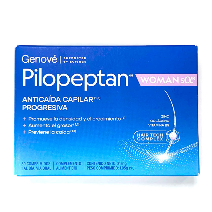 Pilopeptan Woman 5 Alfa R Anticaída Capilar Progresiva 30 Comprimidos