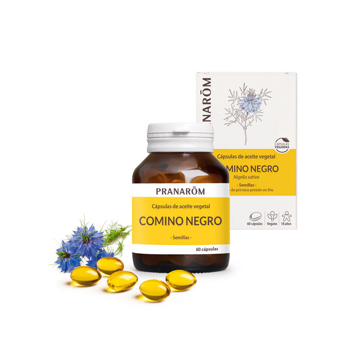Pranarom Aceites Vegetales Comino Negro 60 Cápsulas