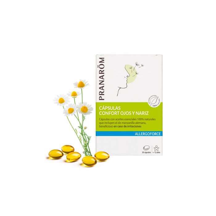 Pranarom Allergoforce Cápsulas Confort Ojos y Nariz 30 Cápsulas