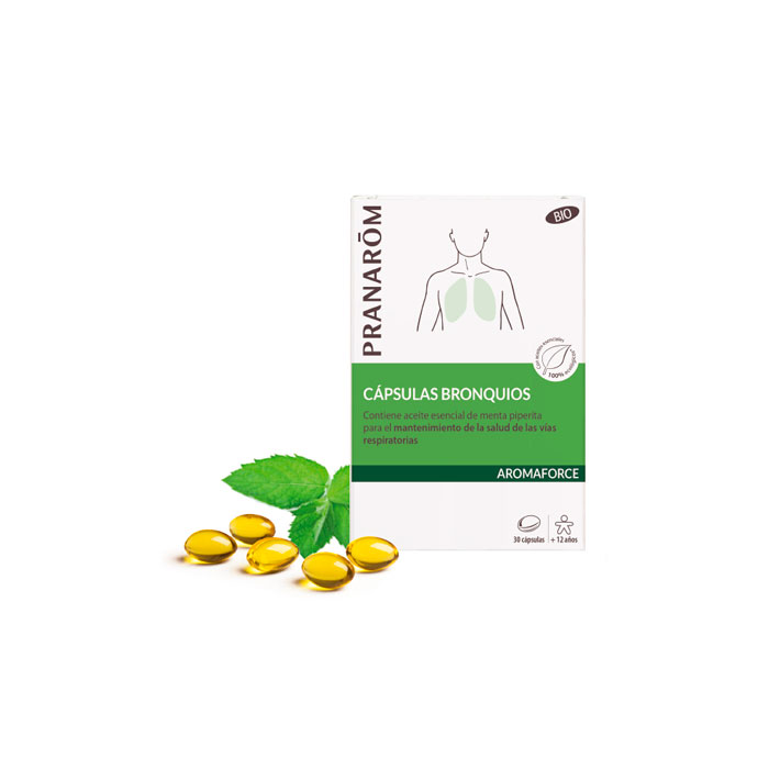 Pranarom Aromaforce Cápsulas Bronquios 30 Cápsulas