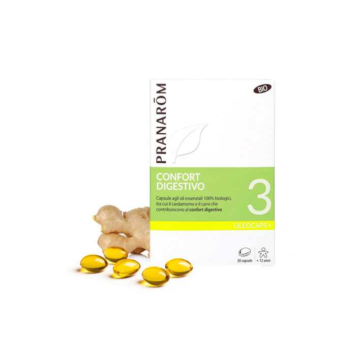 Pranarom Oleocaps 3 Confort Digestivo 30 Cápsulas