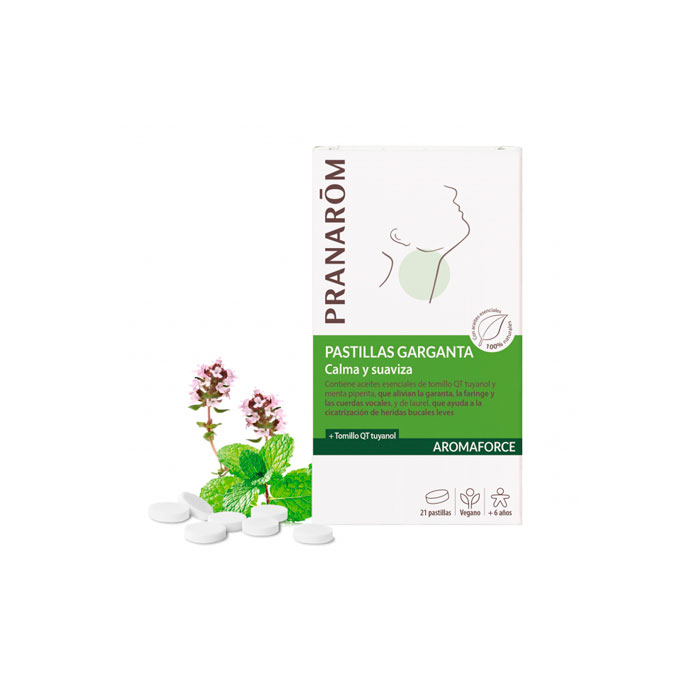 Pranarom Aromaforce Pastillas Garganta 21 Pastillas