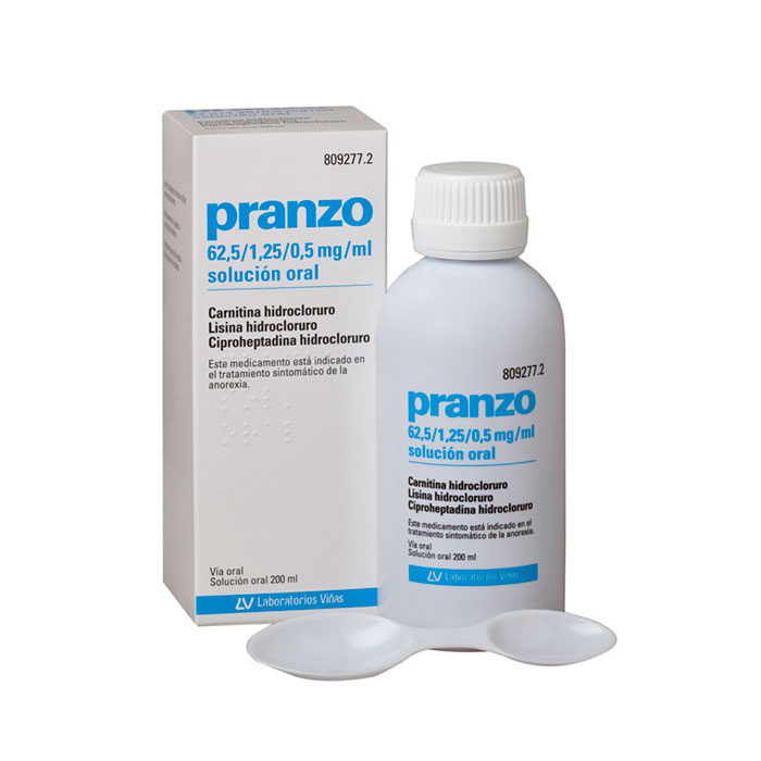 Pranzo 62,5/1,25/0,5 mg/ml Solucion Oral 200ml