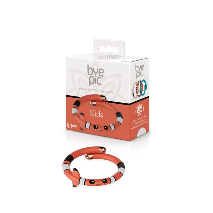 Prim Bye Pic Pulsera Aromática con Citronela Kids Naranja Pez