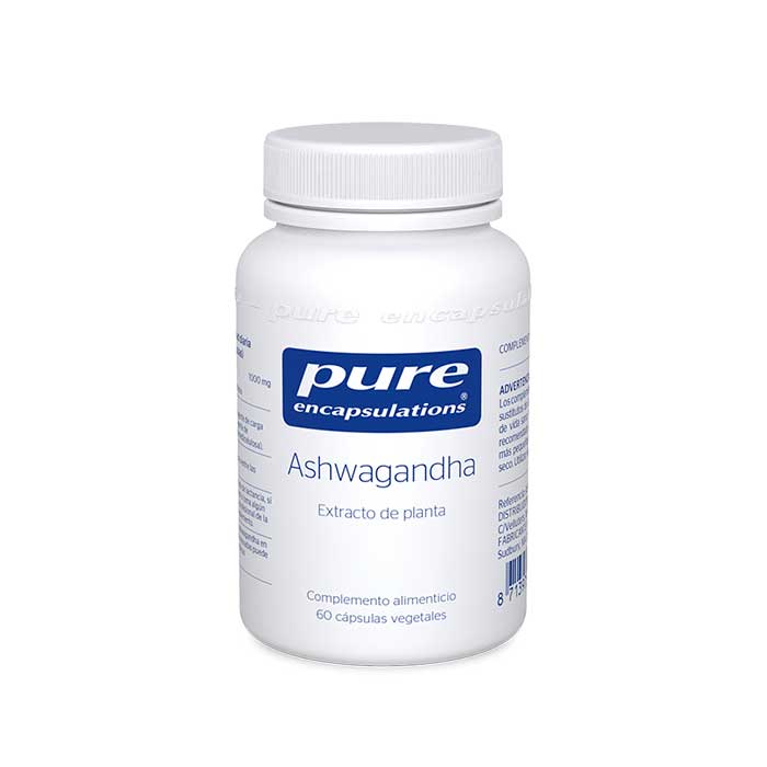 Pure Encapsulations Ashwagandha 60 Cápsulas Vegetales
