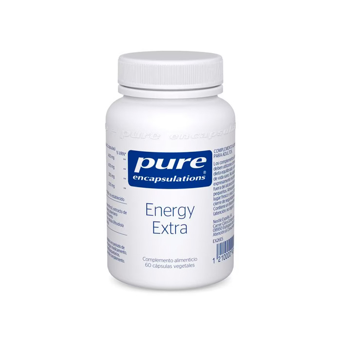 Pure Encapsulations Energy Extra 60 Cápsulas Vegetales