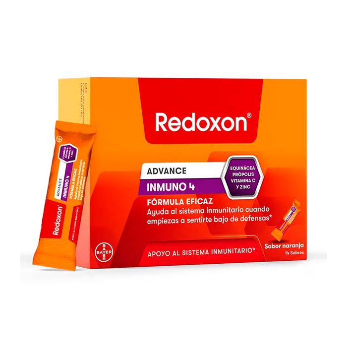 Redoxon Advance Inmuno 4 Sabor Naranja 14 Sobres