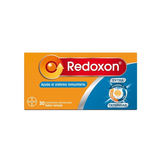 Redoxon Extra Defensas Vit C+d+zinc Naranja 30 Comprimidos Efervescentes