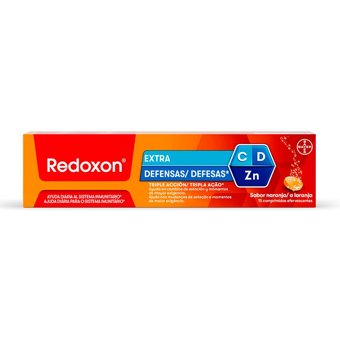 Redoxon Extra Defensas 15 Comprimidos Efervescentes