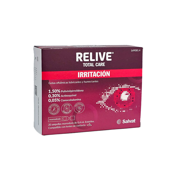 Relive Total Care Irritación 20 Ampollas Monodosis