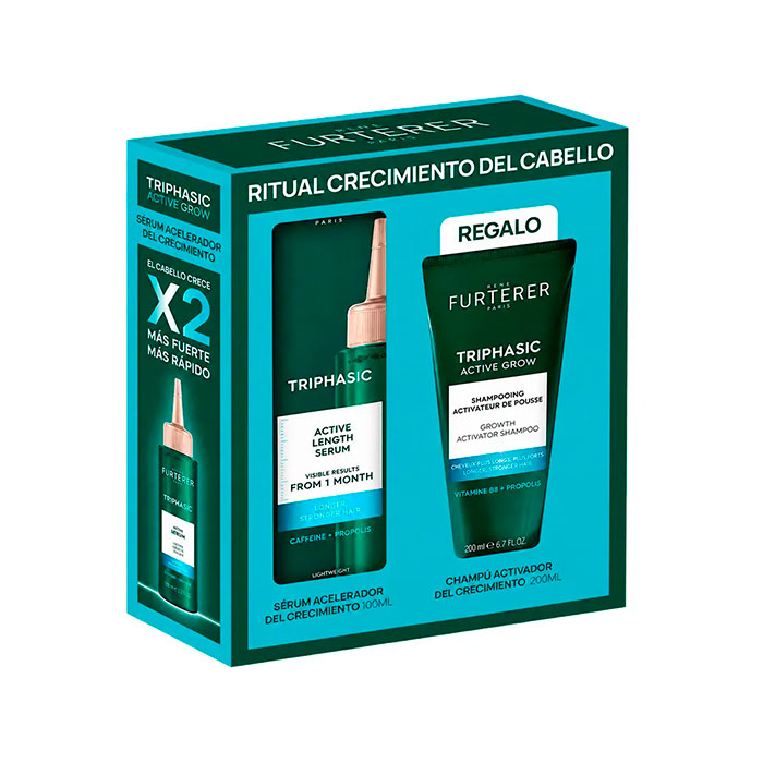 René Furterer Triphasic Active Grow Ritual Crecimiento Del Cabello
