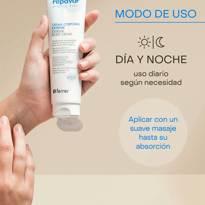 Repavar Atopic Piel Crema Corporal Extreme 150ml