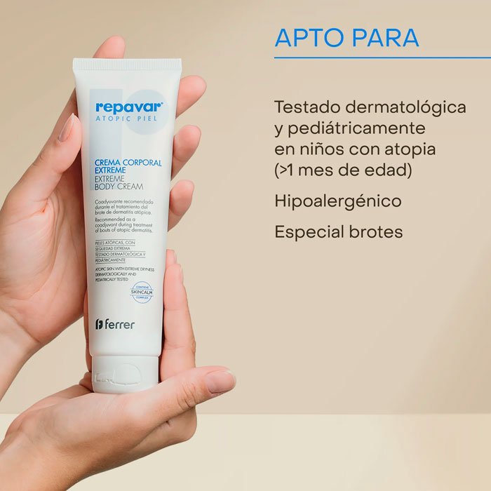 Repavar Atopic Piel Crema Corporal Extreme 150ml