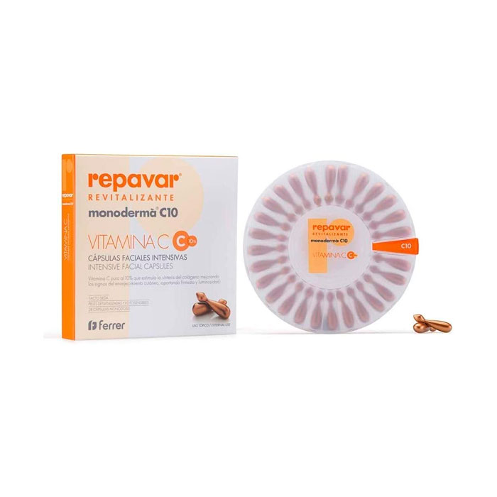 Repavar Revitalizante Monoderma C10 28 Cápsulas