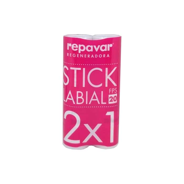 Repavar Stick Labial Spf20 Duplo 4g+4g