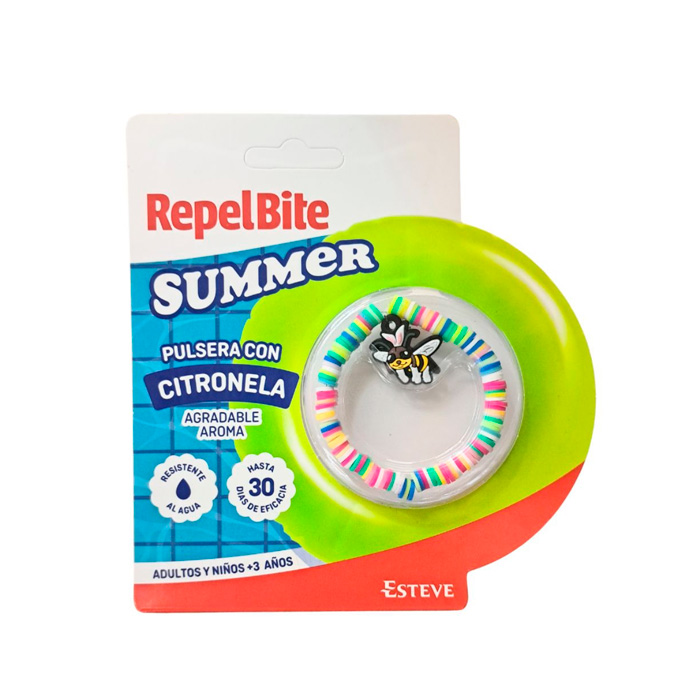 Repel Bite Summer Pulsera con Citronela