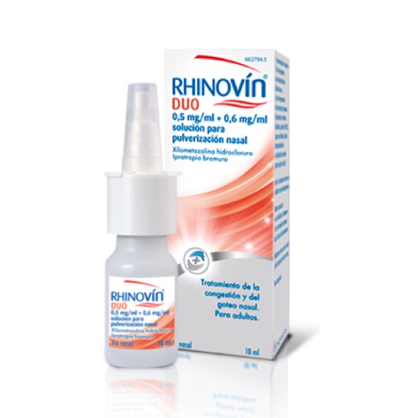 Rhinovin Duo 10 ml Pulverizacion Nasal