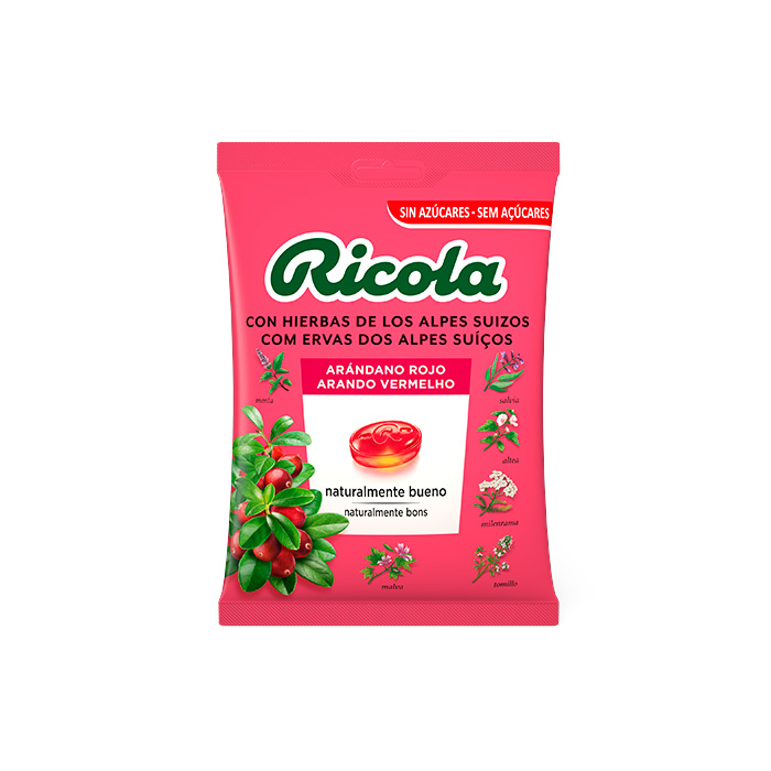 Ricola Caramelos Arándano Rojo 70g