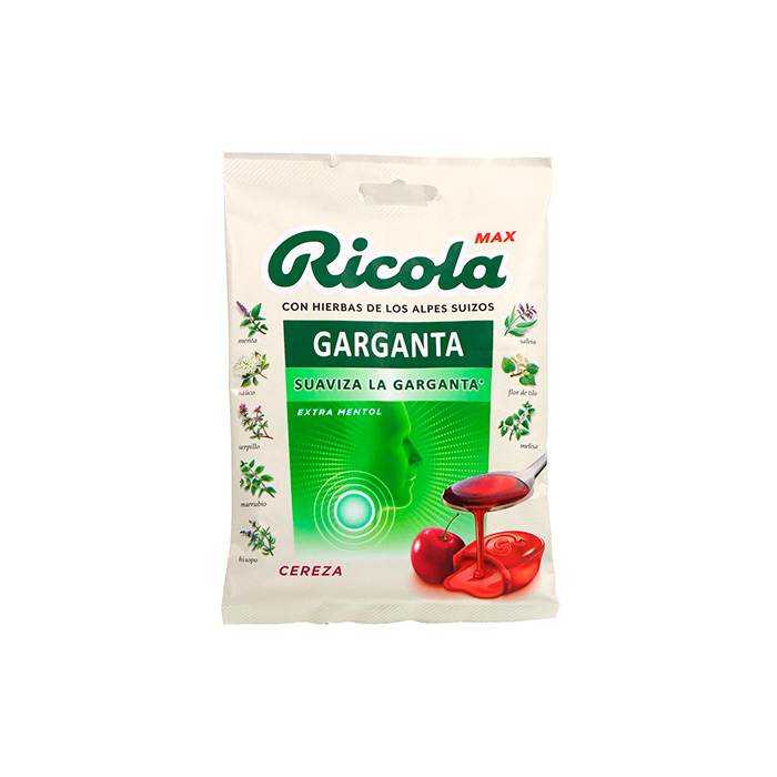 Ricola Max Caramelos Garganta Cereza 68g