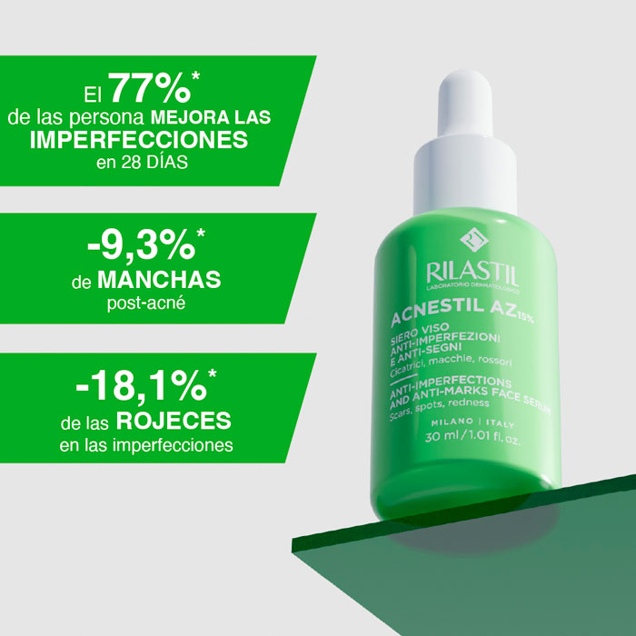 Rilastil Acnestil Az15% Sérum Anti-imperfecciones y Anti-marcas 30ml