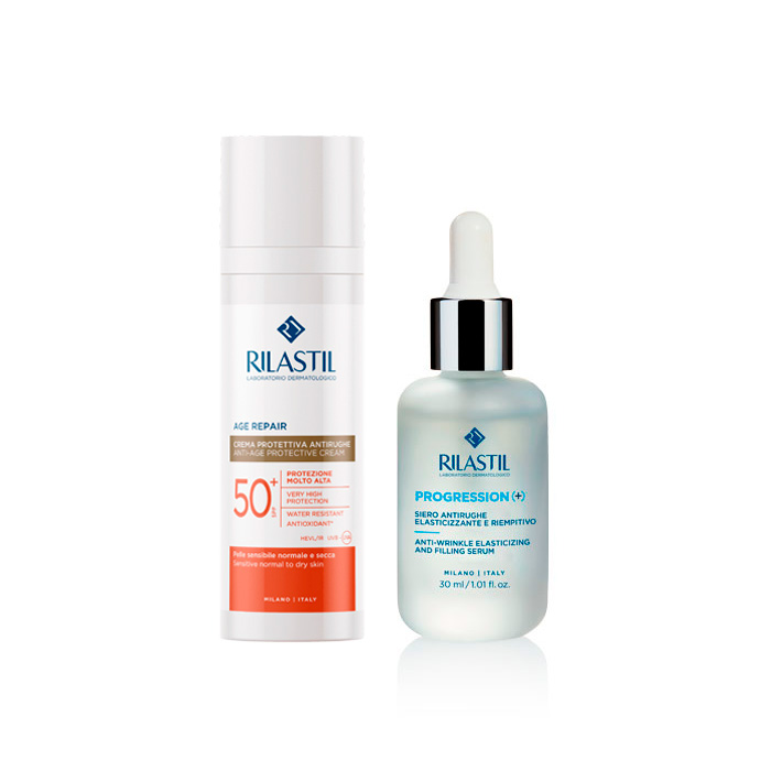 Rilastil Sun System Age Repair Spf50+ 50ml + Progression (+) Sérum Antiarrugas 30ml