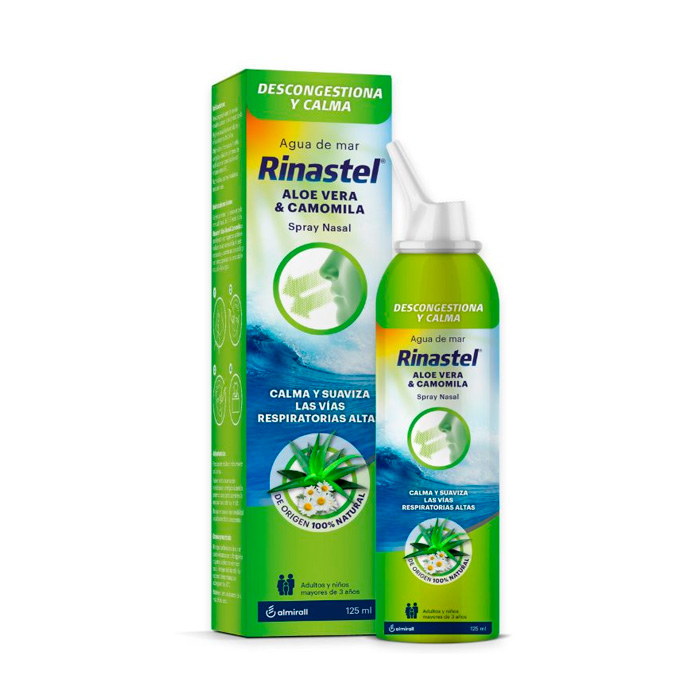 Rinastel Agua de Mar Aloe Vera & Camomila Spray Nasal 125 ml