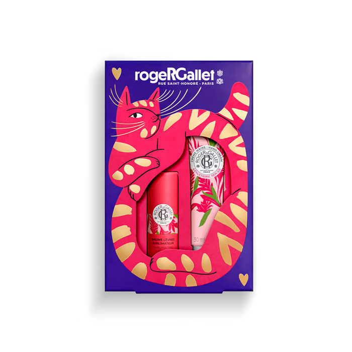 Roger & Gallet Cofre Gingembre Rouge Bálsamo Labios Sublimador 3.5g + Crema de Manos Bienestar 30ml