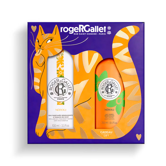 Roger & Gallet Cofre Néroli Agua Perfumada Bienestar 100ml + Leche Corporal Bienestar 250ml