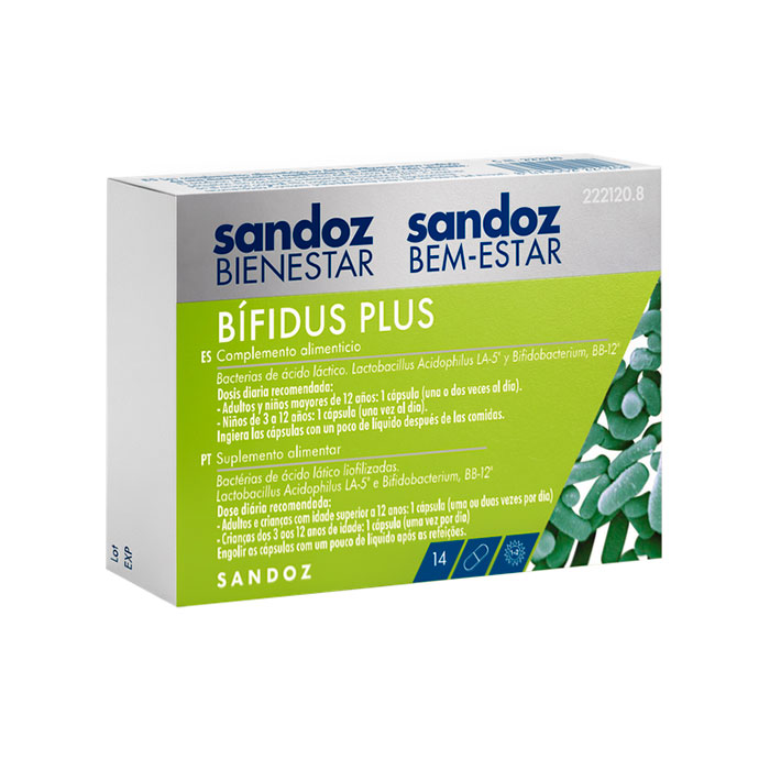 Sandoz Bienestar Bífidus Plus 14 Cápsulas