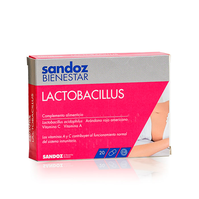 Sandoz Bienestar Lactobacillus 20 Cápsulas